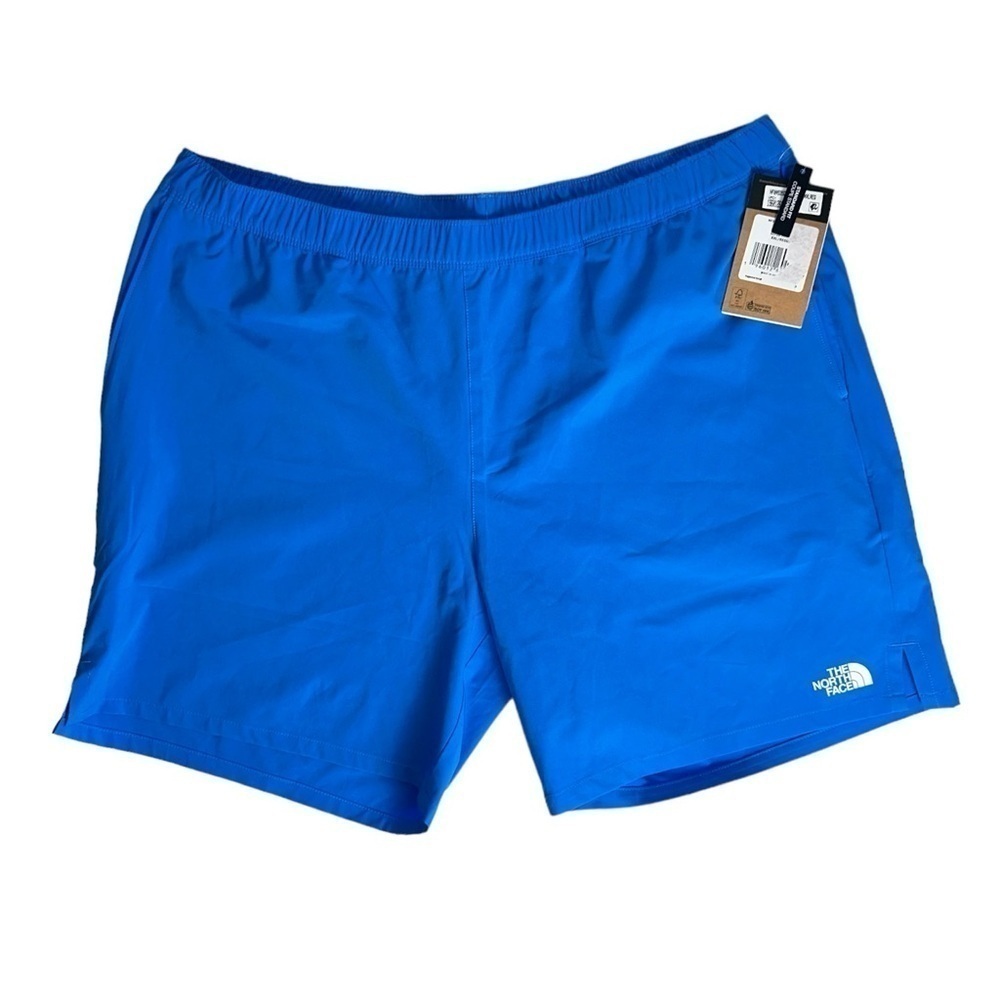 The North Face Standard Fit Unlined Blue Performance Shorts Men's Size XXL